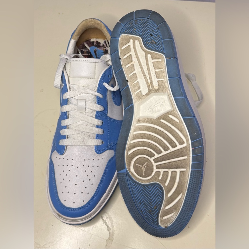 Air Jordan 1 Blue and White Elevate Shoes - Picture 4 of 5